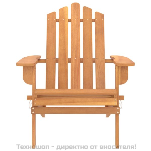 Градински столове "Адирондак", 2 бр, акациево дърво масив