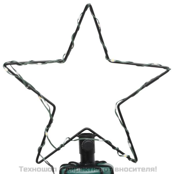 Коледна елха с шип, синя, 108 LED, 180 см