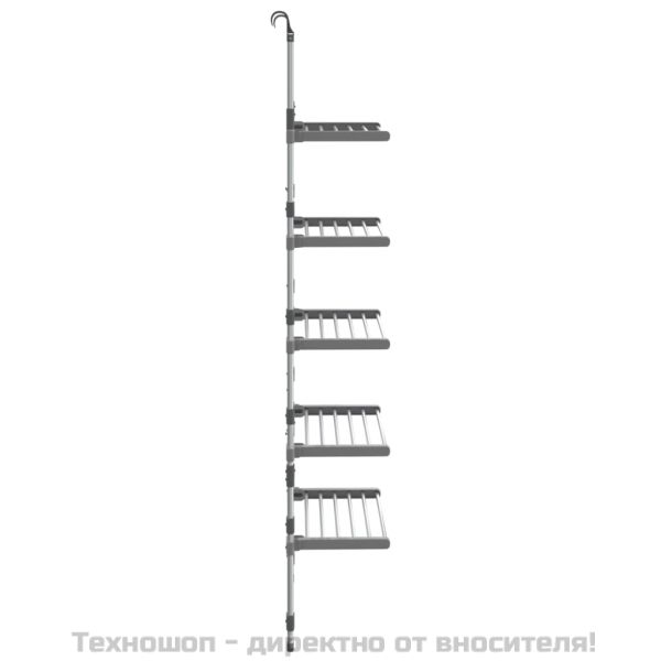Сушилник на 5 нива, алуминий