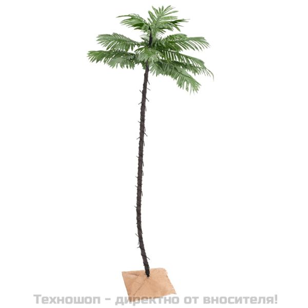 LED палмово дърво топло бяло 136 светодиода 220 см