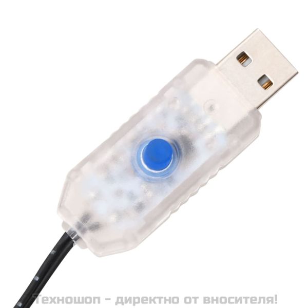 LED палмово дърво топло бяло 72 светодиода 120 см