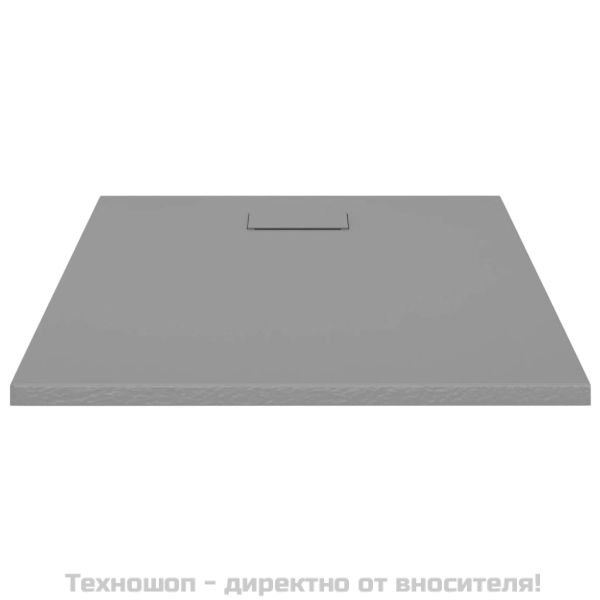 Душ корито, SMC, сиво, 100x80 см