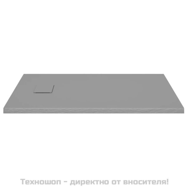 Душ корито, SMC, сиво, 100x80 см