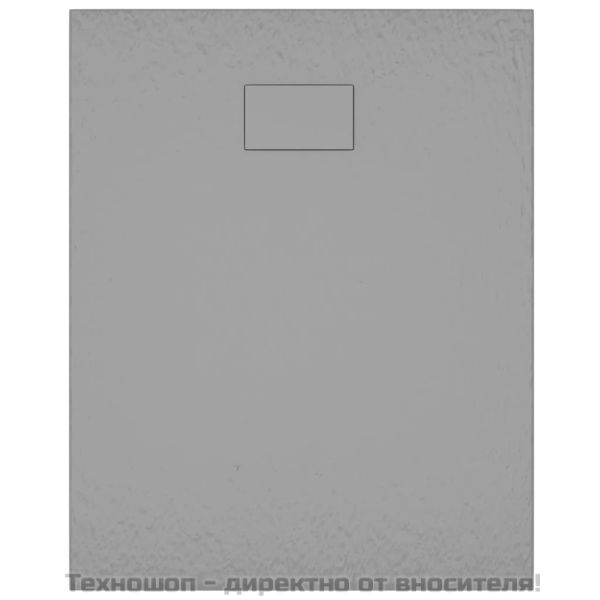 Душ корито, SMC, сиво, 100x80 см