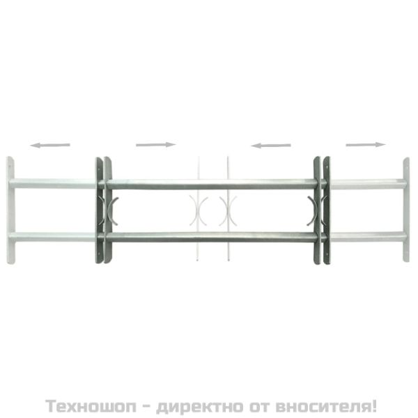 Регулируеми решетки за прозорци, 2 бр, 1000-1500 мм