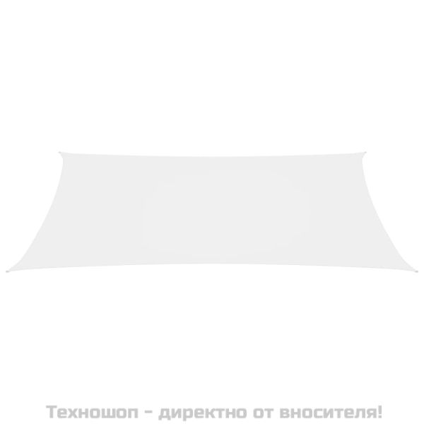 Платно-сенник, Оксфорд текстил, правоъгълно, 2,5x5 м, бяло