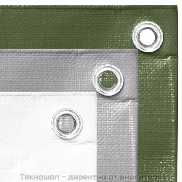 Брезент, 260 г/м², 3x4 м, сив, HDPE