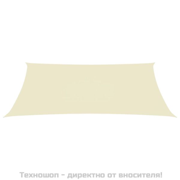 Платно-сенник, Оксфорд текстил, правоъгълно, 2,5x5 м, кремаво
