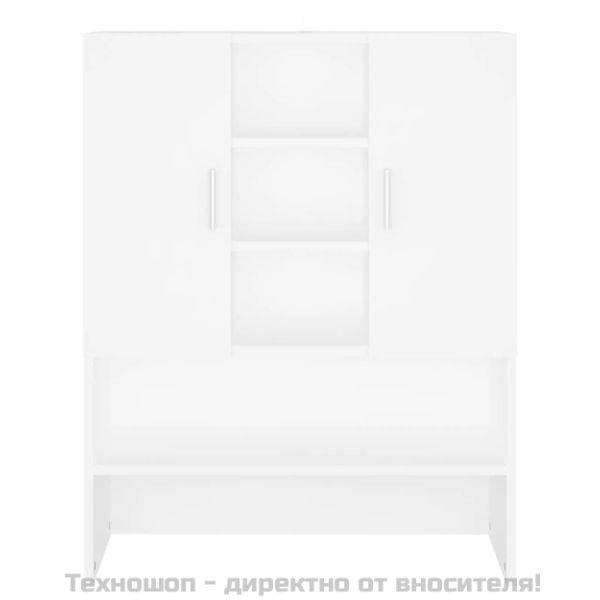 Шкаф за пералня, бял