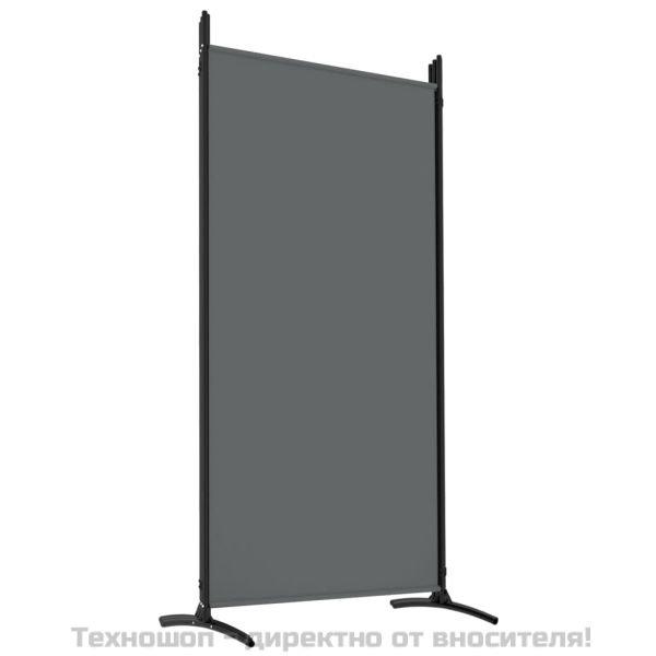 Параван за стая, 6 панела, антрацит, 433x180 cм, тексти5