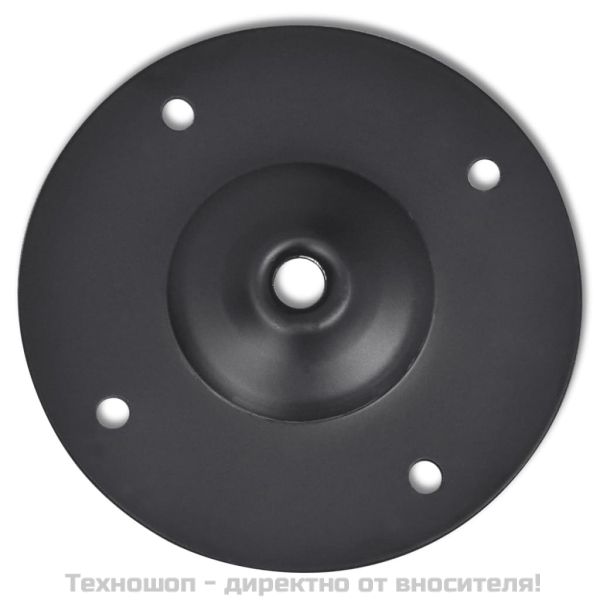 Телескопични крака за маса, черни, 2 бр, 710 мм-1100 мм