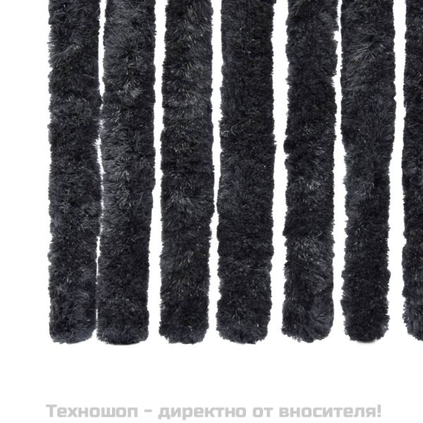 Завеса против насекоми, антрацит, 100x220 см, шенил