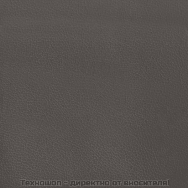 Матрак с покет пружини сив 90x200x20 см изкуствена кожа