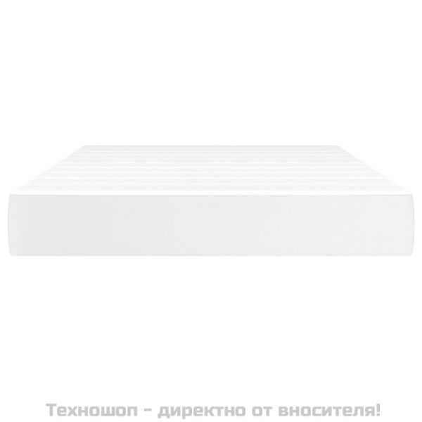 Матрак за легло с покет пружини бял 120x200x20 см плат