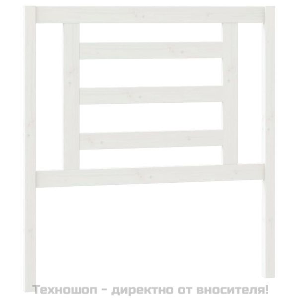 Разтегателно дневно легло, без матрак, бяло, 2x(90x200) см