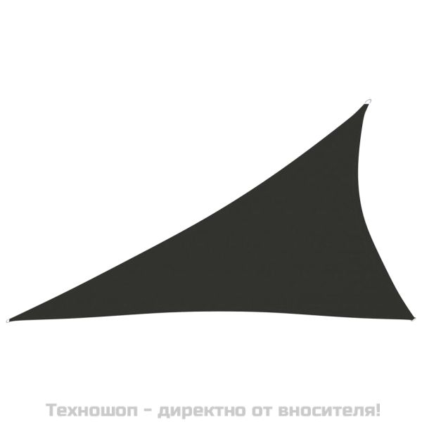 Платно-сенник, Оксфорд плат, триъгълно, 3x4x5 м, антрацит