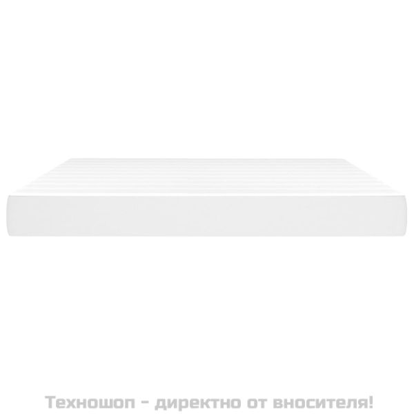 Матрак за легло с покет пружини бял 180x200x20 см плат