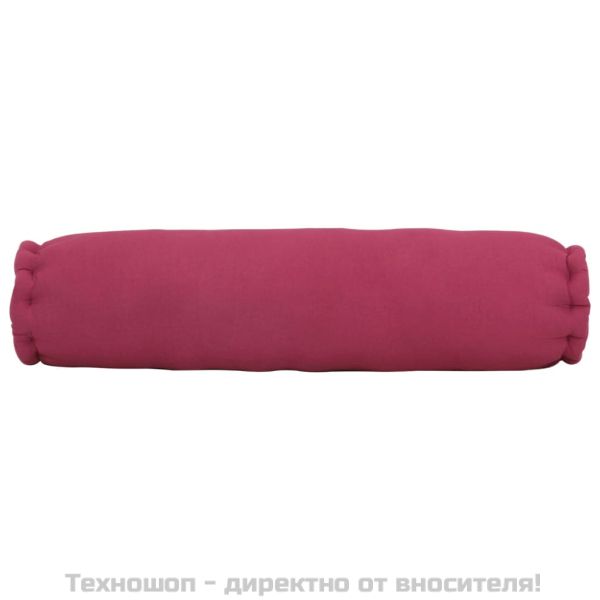 Комплект декоративни възглавници от 7 части, розов, плат