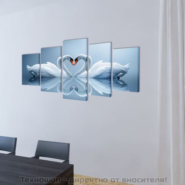 Декоративни панели за стена Лебед, 200 x 100 см