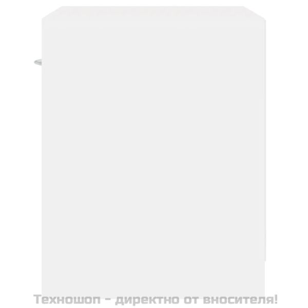 Нощни шкафче с чекмедже, 2 бр, бяло