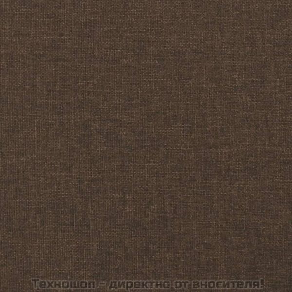 Матрак за легло с покет пружини тъмнокафяв 120x200x20 см плат