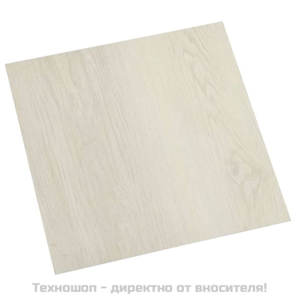 Самозалепващи подови дъски, 55 бр, PVC, 5,11 м², бежови