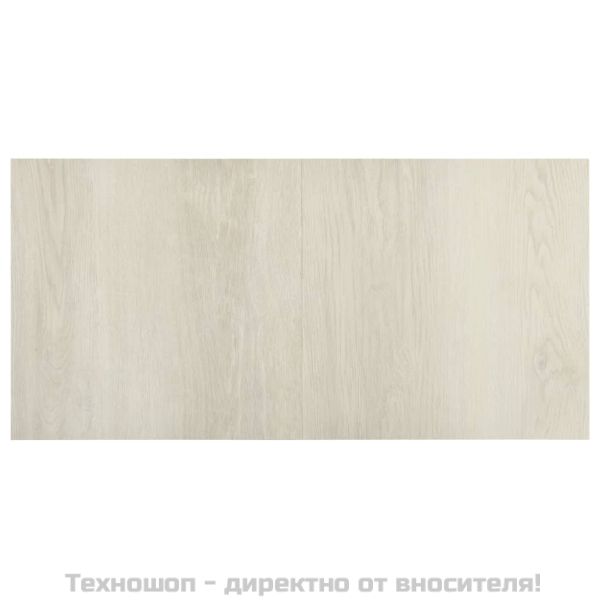 Самозалепващи подови дъски, 55 бр, PVC, 5,11 м², бежови