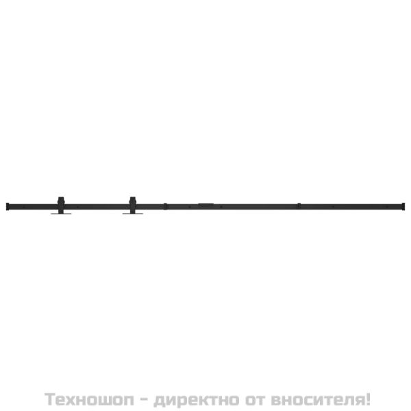 Комплект за мини плъзгаща врата за шкаф, стомана, 200 см