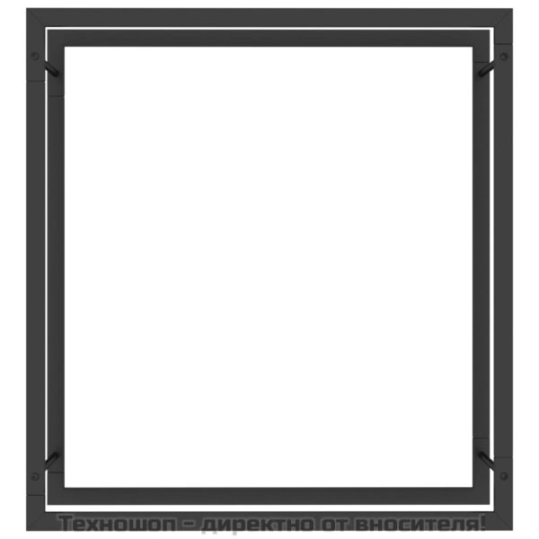 Стойка за дърва за огрев, черен мат, 80x28x86 см, стомана