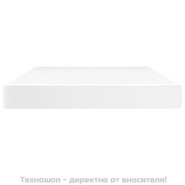Матрак за легло с покет пружини бял 140x200x20 см плат