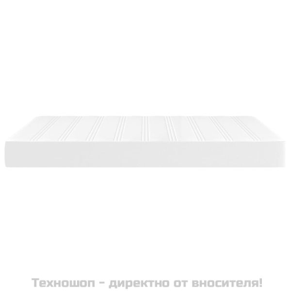 Матрак за легло с покет пружини бял 140x200x20 см плат