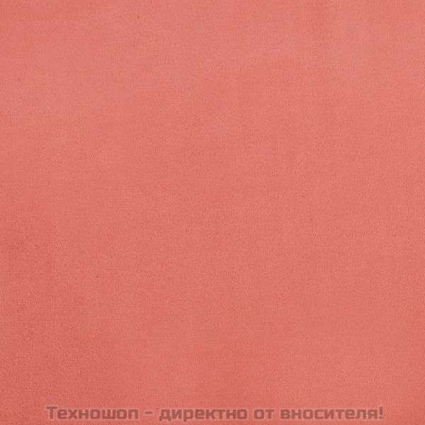 Трапезни столове, 2 бр, розови, кадифе