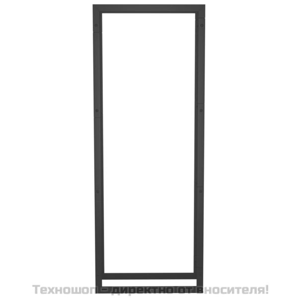 Стойка за дърва за огрев, черен мат, 50x28x132 см, стомана