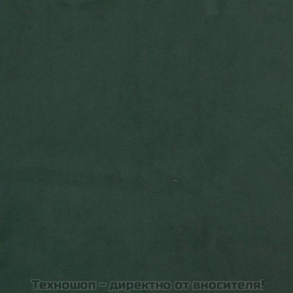 Рамка за легло без матрак, тъмнозелена, 120x200 см, кадифе