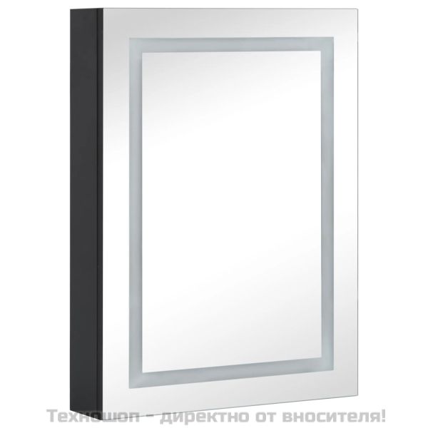 LED шкаф с огледало за баня, 50x13x70 см