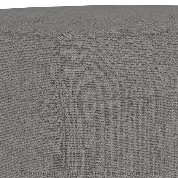 Табуретка, тъмносива, 60x50x41 см, плат