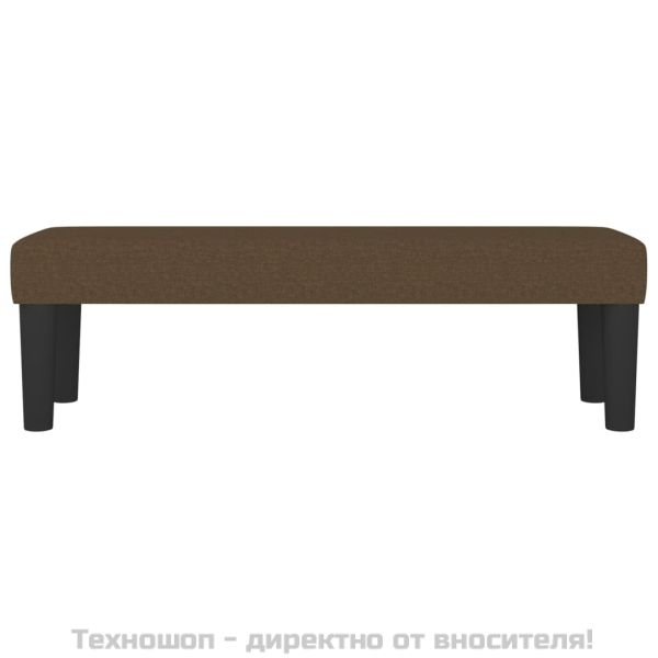 Пейка, тъмнокафява, 100x30x30 см, плат