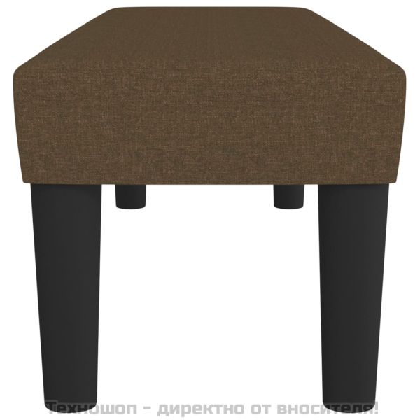 Пейка, тъмнокафява, 100x30x30 см, плат