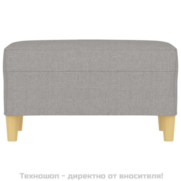 Пейка, светлосива, 70x35x41 см, плат