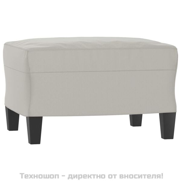 Табуретка, светлосива, 60x50x41 см, плат микрофибър