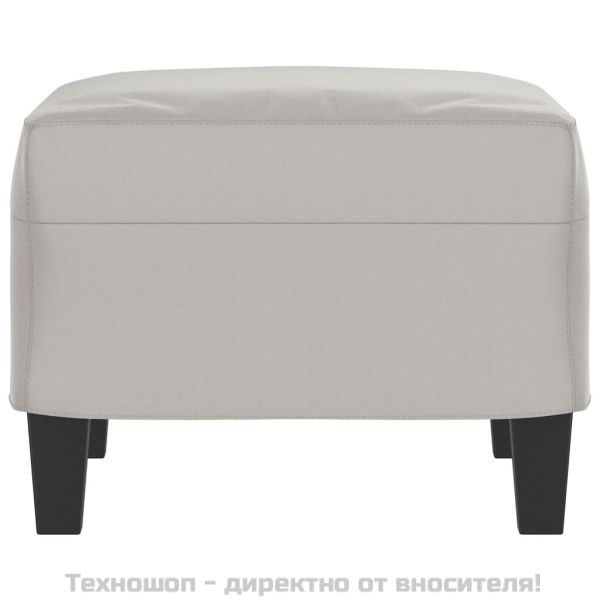 Табуретка, светлосива, 60x50x41 см, плат микрофибър