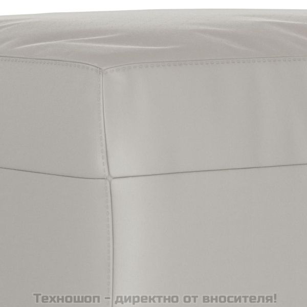 Табуретка, светлосива, 60x50x41 см, плат микрофибър