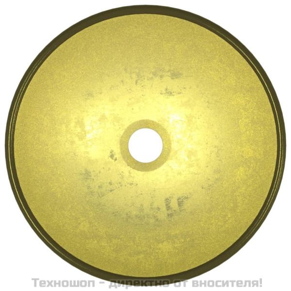 Мивка, закалено стъкло, 35x12 см, златиста