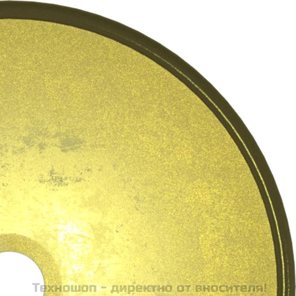 Мивка, закалено стъкло, 35x12 см, златиста