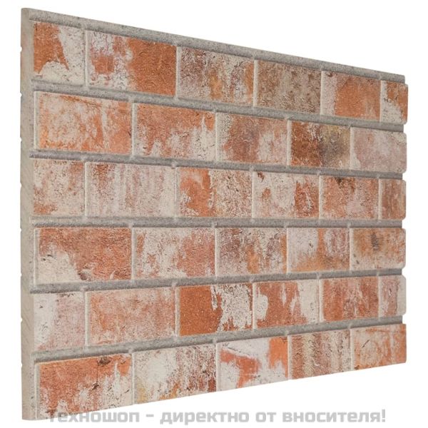 3D стенни панели, тухлен дизайн, червени, 10 бр, EPS
