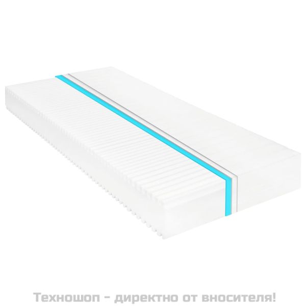 Дневно легло с матрак, 90x200 см, сиво, борово дърво масив