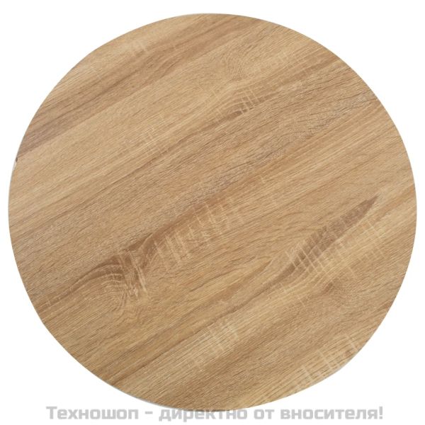 Бистро маса, светлокафява, 60 см, МДФ