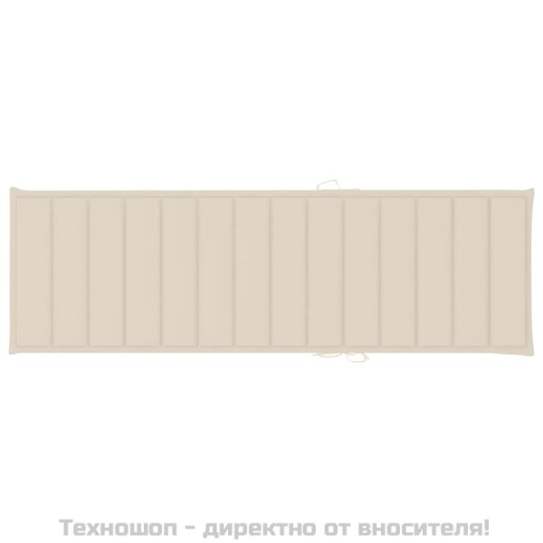 Градински шезлонг с масичка и шалте, импрегнирано борово дърво