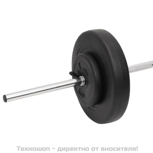 Щанга и дъмбел с тежести 60 кг