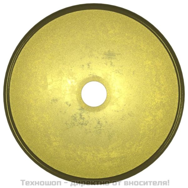 Мивка, закалено стъкло, 30x12 см, златиста